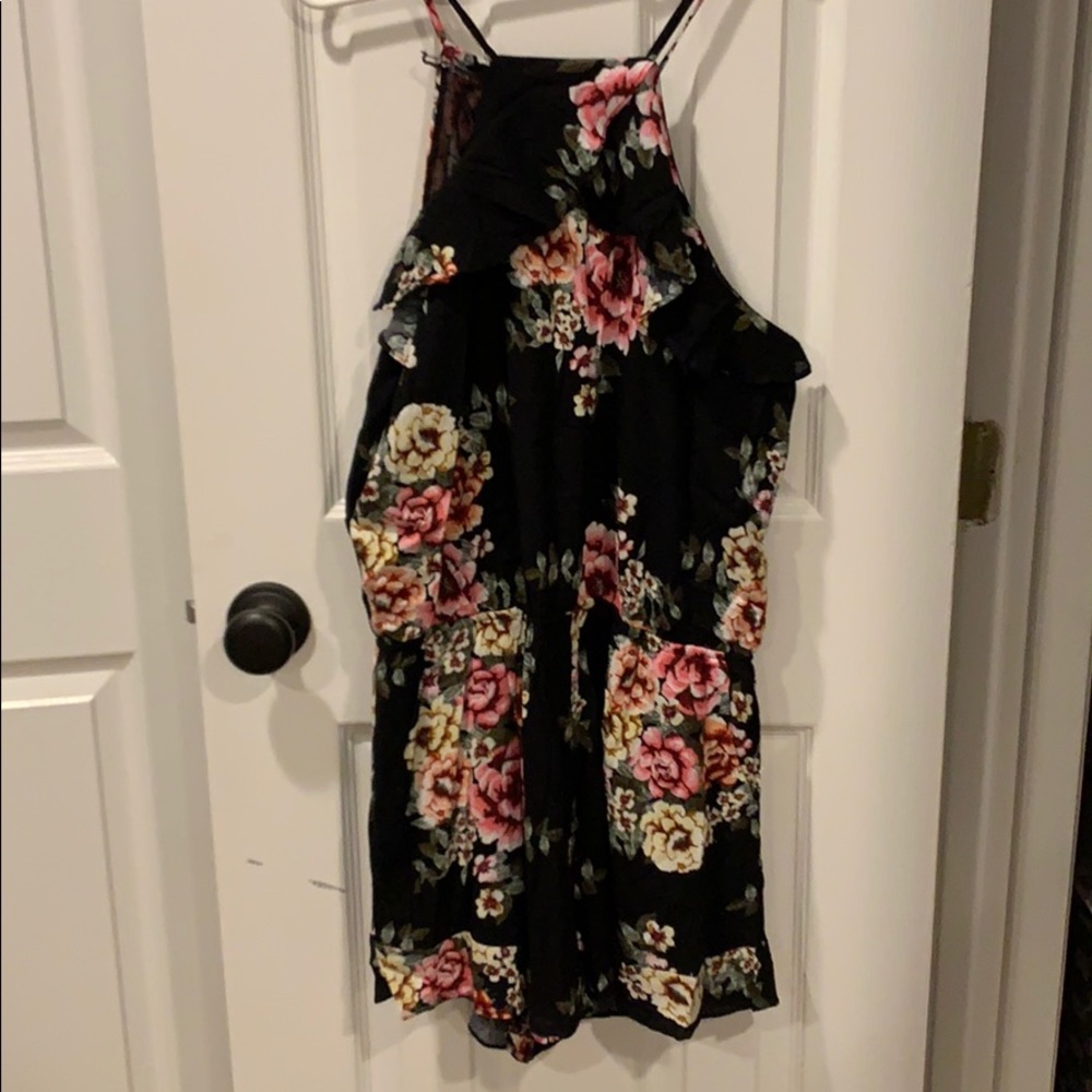 Halter neck romper
